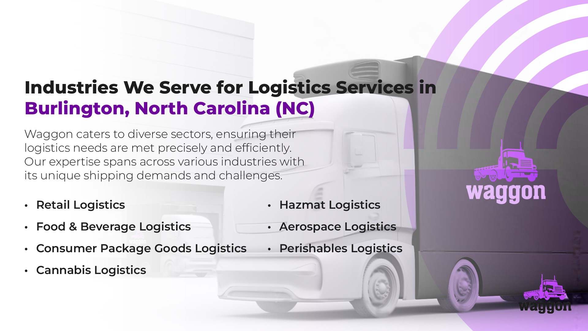 Industries We Serve for Logistics Services in Burlington, North Carolina (NC)