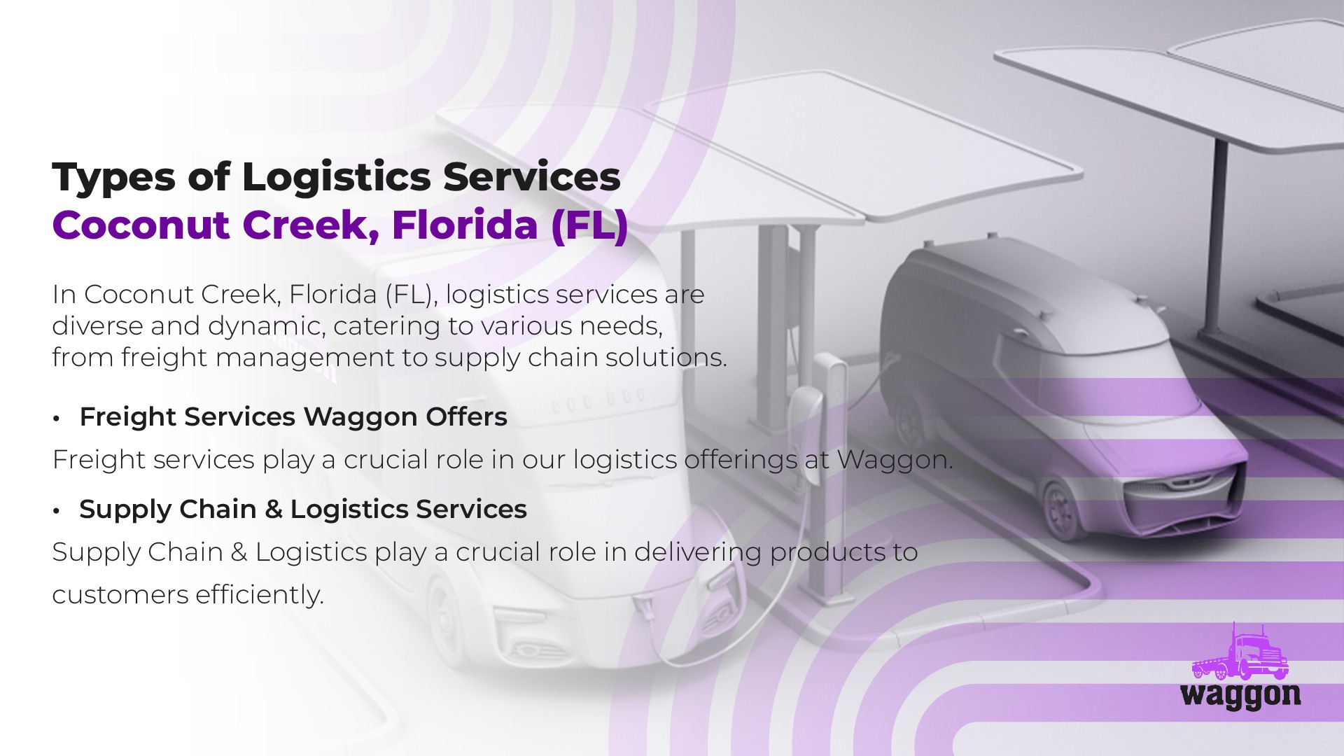 Types of Logistics Services in Coconut Creek, Florida (FL)