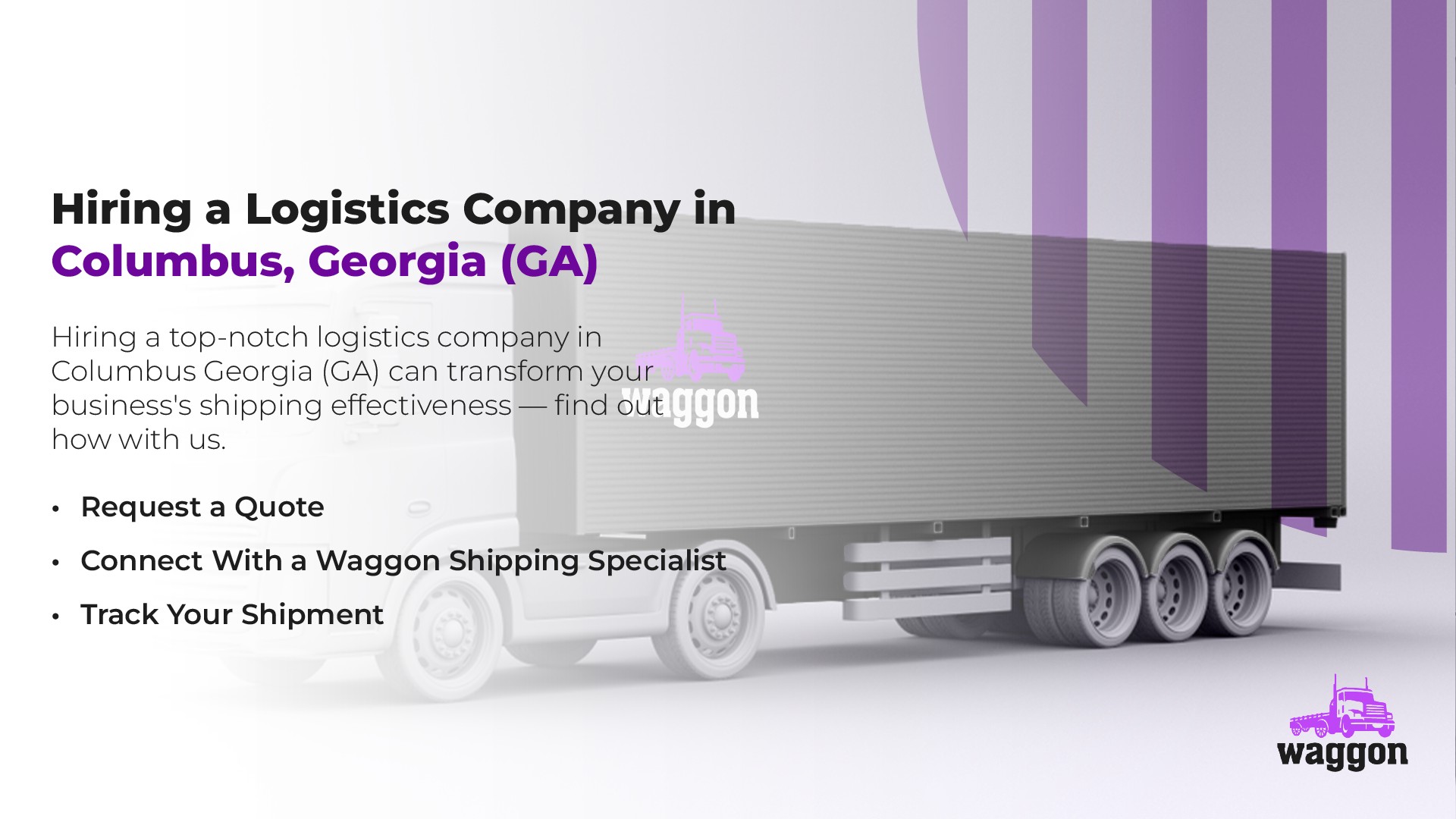 Hiring a Logistics Company in Columbus, Georgia (GA)