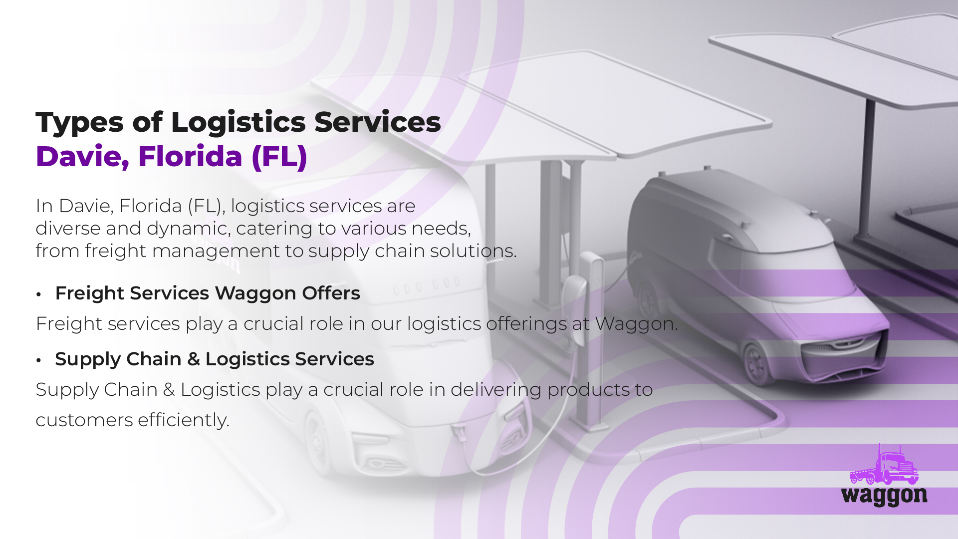 Types of Logistics Services in Davie, Florida (FL)