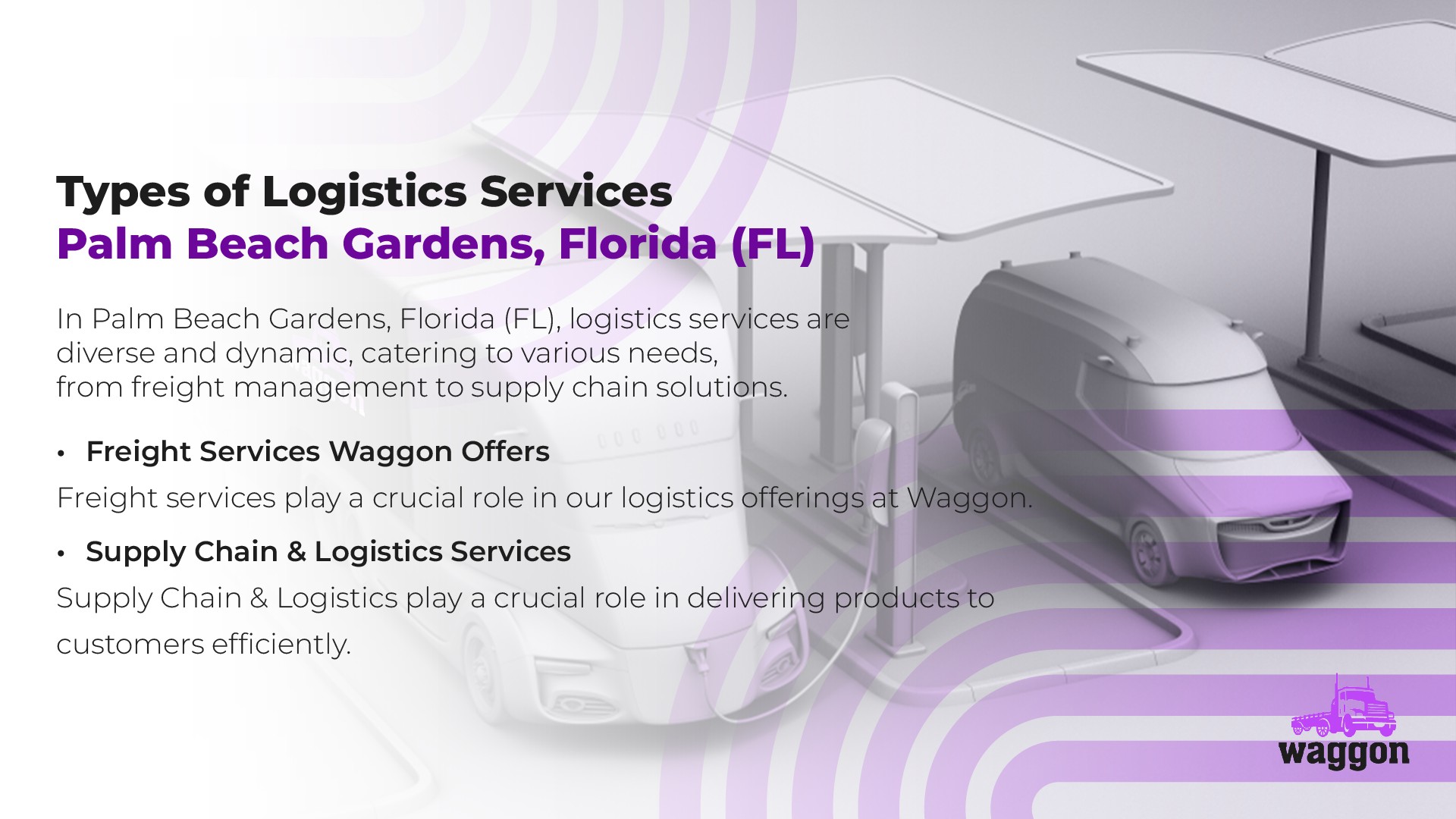 Types of Logistics Services in Palm Beach Gardens, Florida (FL)