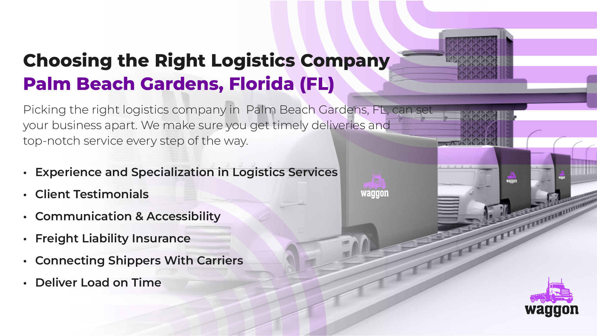 Choosing The Right Logistics Company in Palm Beach Gardens, Florida (FL)