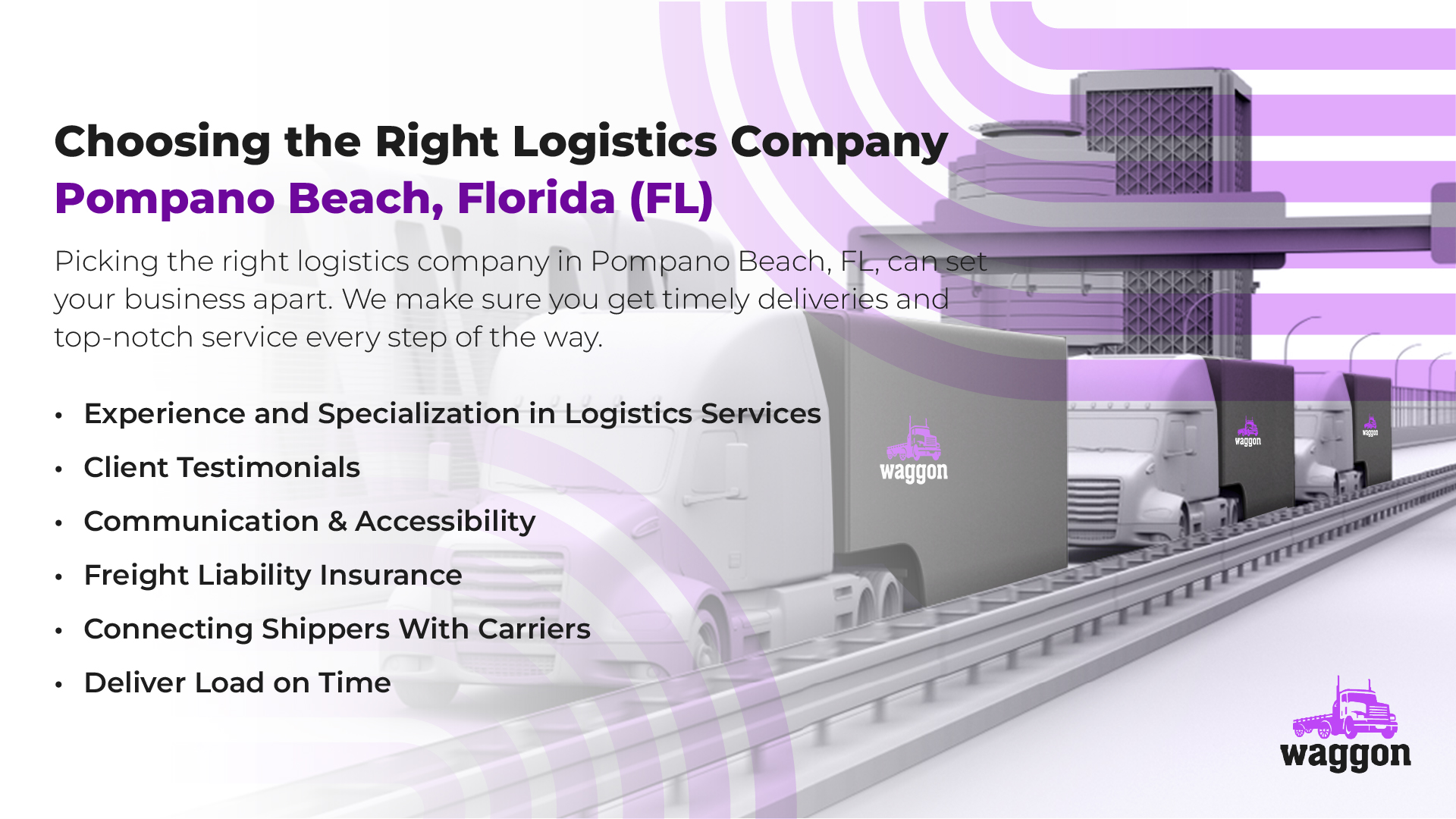 Choosing The Right Logistics Company in Pompano Beach, Florida (FL)