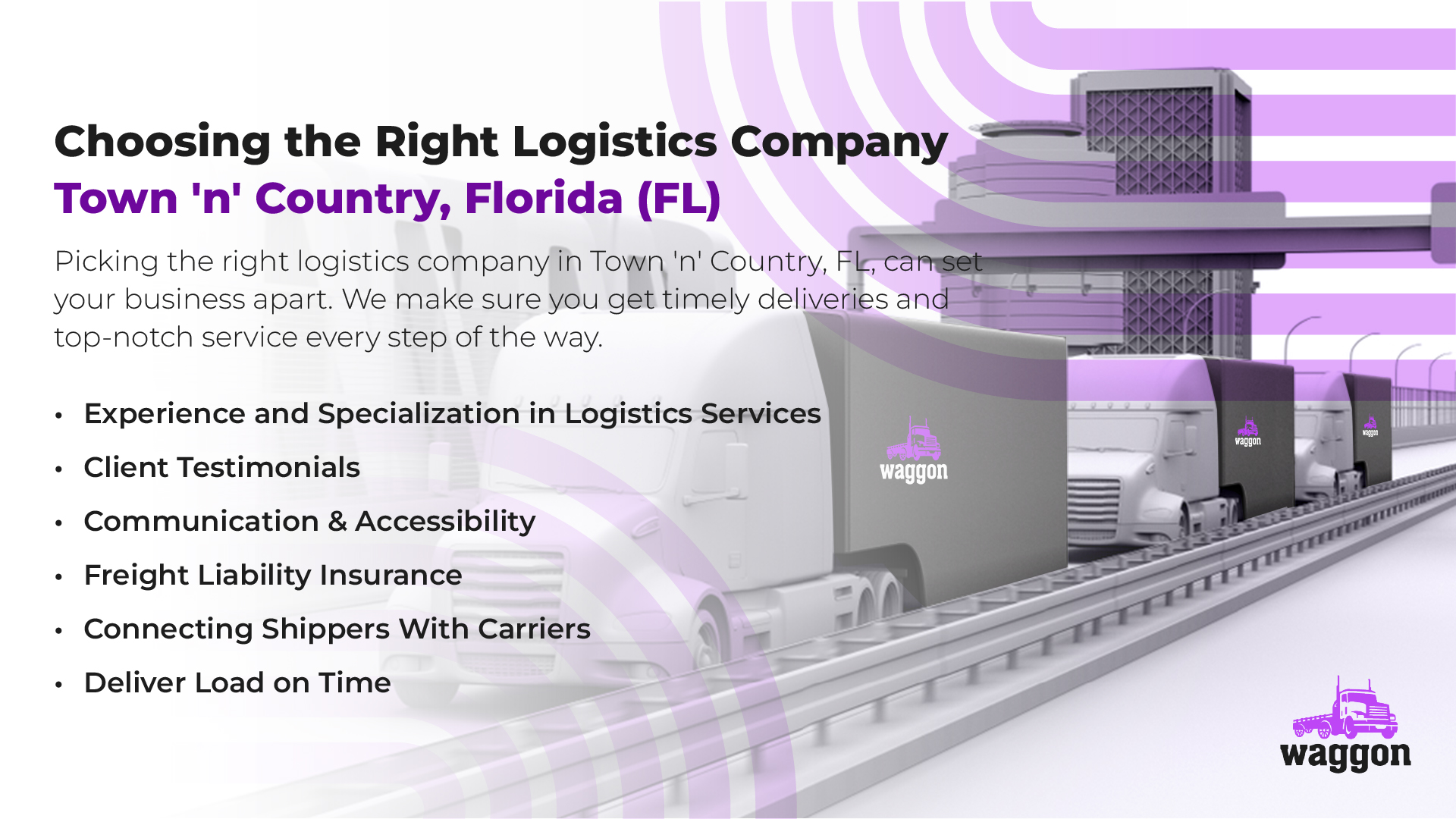 Choosing The Right Logistics Company in Town 'n' Country, Florida (FL)