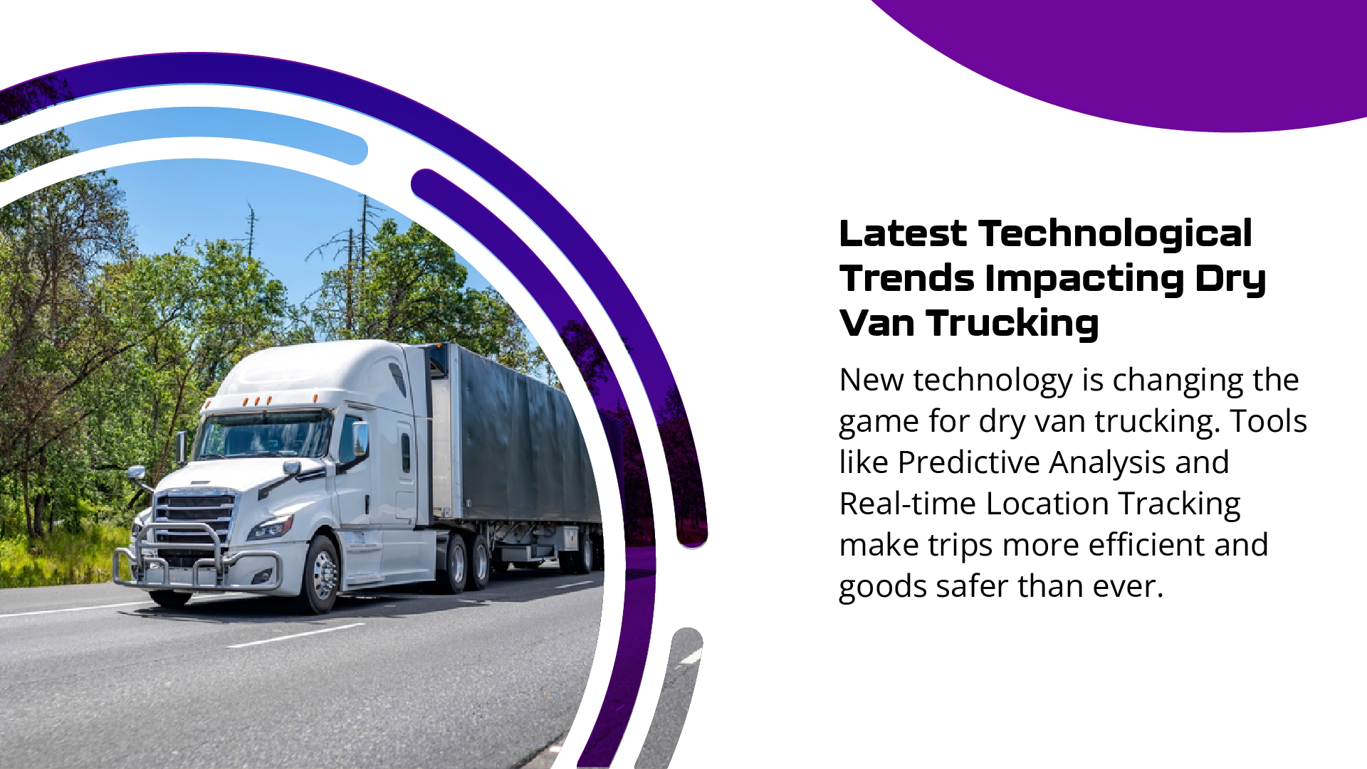 Dry Van Freight Services Trends and Innovative Technology
