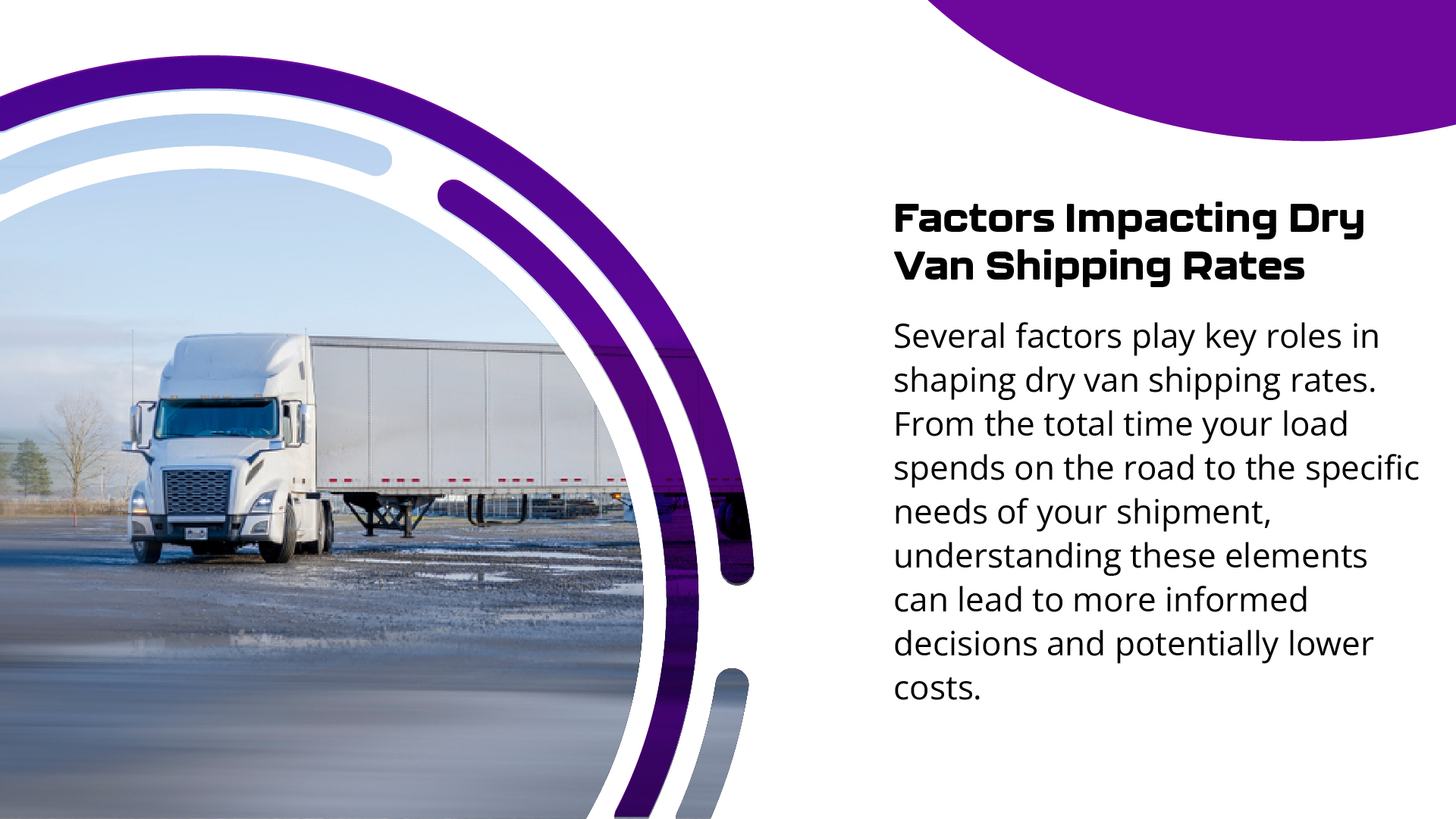 Dry Van Shipping Rates: A Complete Guide for Shippers